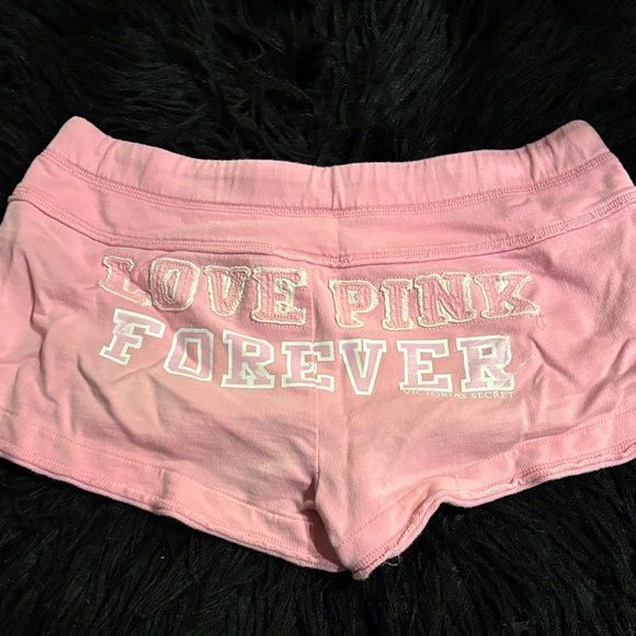Y2k PINK by Victoria's Secret Drawstring Shorts - Picture 2 of 15